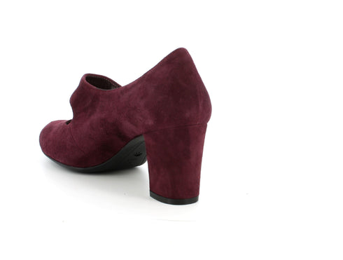 Melluso Donna Décolleté Mary Jane Camoscio X5200A-209833 Bordeaux